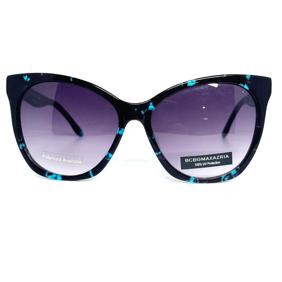 BCBGMAXAZRIA Sunglasses FLAWLESS BLACK MULTI Purple Lenses H13483